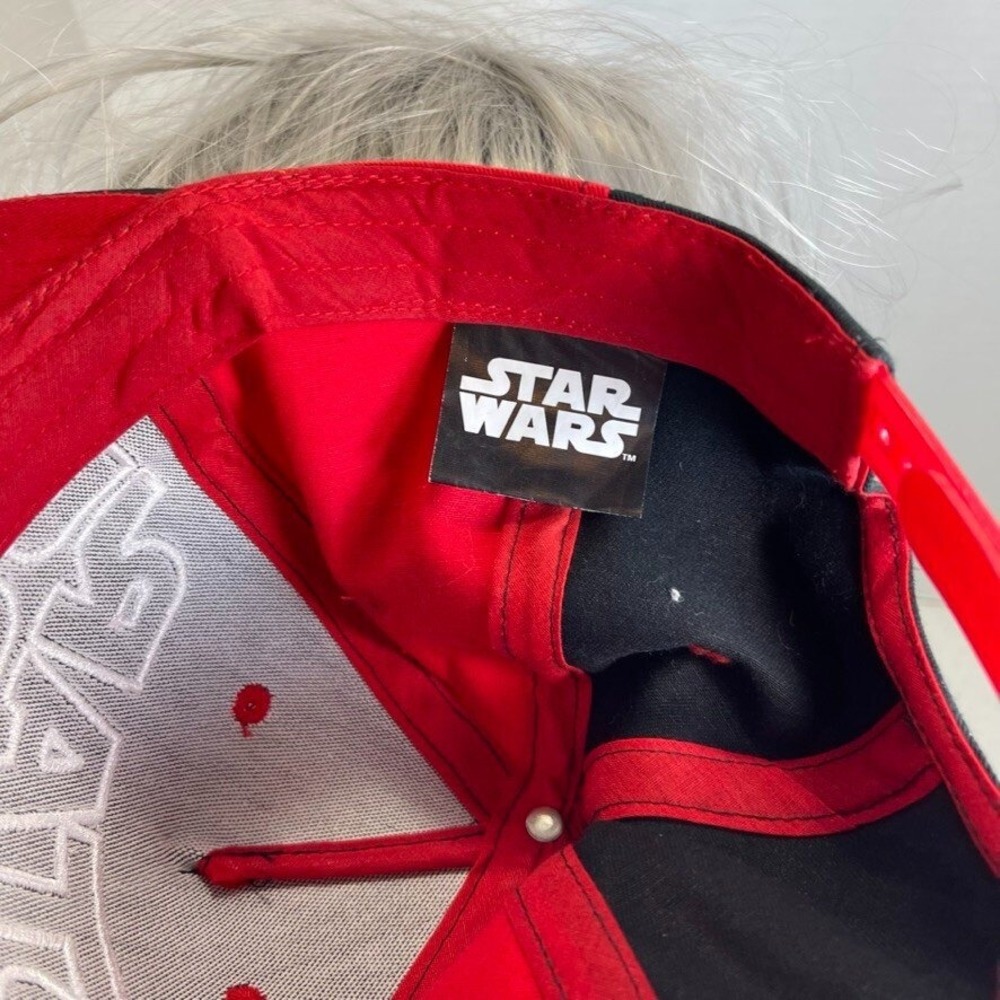 Star Wars Hat Cap Snapback Black Red Millennium Falcon Youth Streetwear Rare - Picture 5 of 6